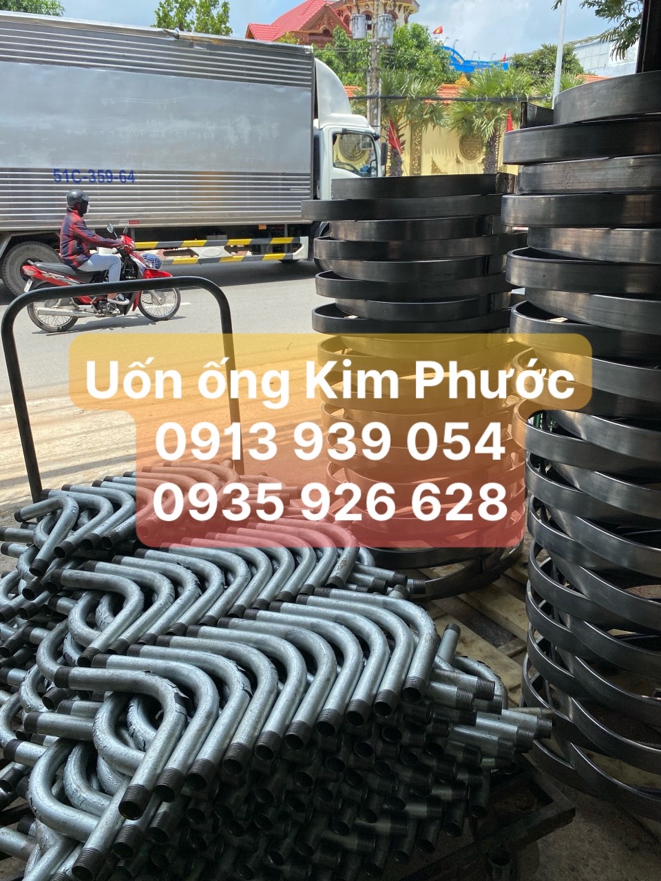 GIA CÔNG UỐN ỐNG KẼM 